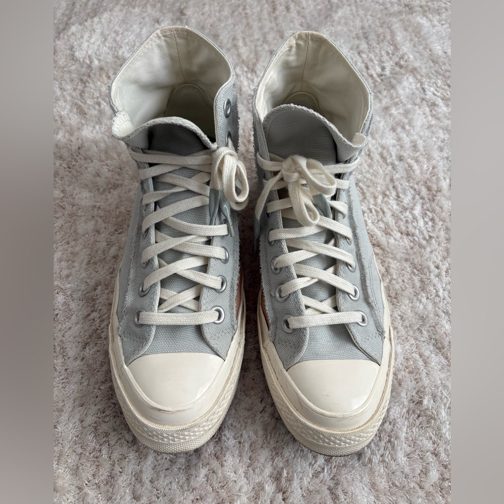 Converse White High-Top Sneakers